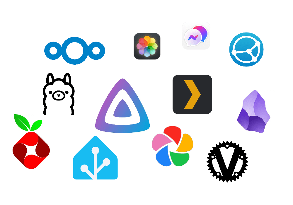Collage of colorful app and service logos